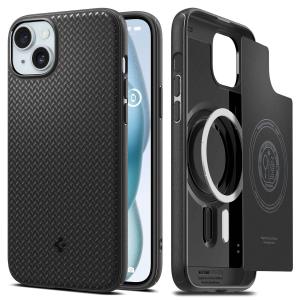 iPhone 15 Plus Case 6.7in Mag Armor MagFit Matte Black