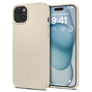 iPhone 15 6.1in Case Thin Fit Mute Beige