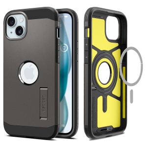 iPhone 15 6.1in Case Tough Armor MagFit Gunmetal