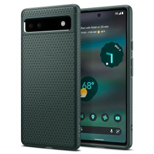 Pixel 6a Case Liquid Air Midnight Green