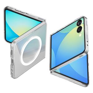 Galaxy Z Flip7 Case Air Skin MagFit Clear White