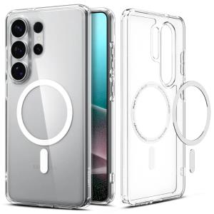 S26 Ultra Case Ultra Hybrid MagFit Clear White