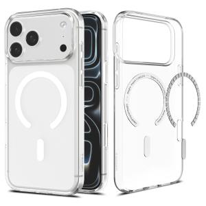 Liquid Crystal Case for iPhone 18 Pro Max/ 17 Pro Max - MagFit Clear White