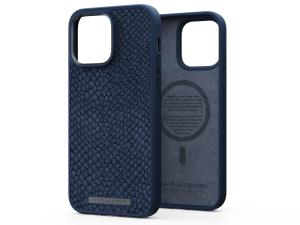 Salm Leather Magsafe Case For iPhone 14 Pro 6.7in Blue