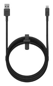 Travel Cable - USB-c - Lightning - 3m - Black