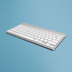 Compact Break Ergonomic - Keyboard - Wireless - White - Qwerty Us