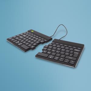 Split Break Keyboard - Black - Qwerty Uk - Wireless