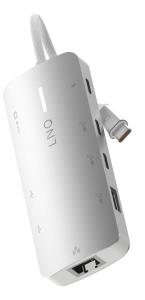 Linq 8in1 Pro USB-c Multiport Hub 140w