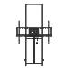 Monitor Mount - VB-STND-104 - wall - 1 monitor - height adjustment - 55 to 86in - Black - Optional Trolley Conversion