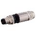 Field-wireable M8 Io Plug 3-pin Male For Use With Io Block