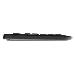 Corded KC 1000 Flat Keyboard - USB - Black - Qwertzu German
