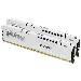 64GB Ddr5 6000mt/s Cl30 DIMM Kit Of 2 Fury Beast White Xmp