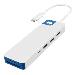 Hyperdrive Flex 8 Port USB-c Hub (blue)