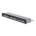 Through Patch Panel 1u Feed 110 Punch Down/CAT6a Stp