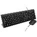 Keyboard Mouse Desktop Cku200 USB Uk English Layout Ps2 Adapter