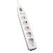 Surge Protector 900 Joules 5-outlet White 1.8m