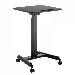 Dtm2sd Height Adjustable Sit Stand Laptop Desk 60x52x75cm Gas Spring Lectern