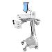 StyleView Cart with LCD Arm, LiFe Powered, Full-Featured Medical Cart White EU