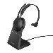 Headset Evolve2 65 MS - Mono - USB-A / BT - Black - with Desk Stand