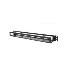 Cable Management Tray 1u Black - For 19in Racks (1ucrossbar-120)