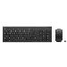 Essential Wireless Combo Keyboard & Mouse Gen2 Black - Qwerty US with Euro symbol