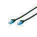 Patch cable - Cat 5e - U-UTP - Snagless - Cu - 1m - green