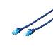 Patch cable - Cat 5e - U-UTP - Snagless - Cu - 3m - blue