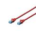 Patch cable - Cat 5e - SF/UTP - Snagless - Cu - 1m - red