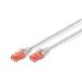 Patch cable - CAT6 - U/UTP - Snagless - Cu - 25m - grey