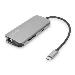 Universal Docking Station USB Type-C -  2x USB3.0 / RJ45 / 2x HDMI / Micro SD / SD - 100W power delivery