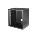 19IN 12U wall mounting cabinet - SOHO PRO 595 x 540 x 400mm black