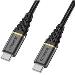 USB-C to USB-C Fast Charge Cable | Premium - Glamour (Black) - 1m