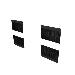 CABLE PASS THROUGH BRUSH KIT FOR TOP PANEL (QTY 8)