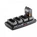 Quad Printer Docking Station for 4 x SPP-R200III INCL PWR Req PBP-R200V2/STD