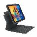 Pro Keys Keyboard Bookcase iPad 10 (2022) 10.9 Inch - Black / Gray - Apple Qwerty Uk