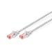 Patch cable - CAT6 - S/FTP - Snagless - Cu - 25cm - grey