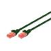 Professional Patch cable - CAT6 - U/UTP - Snagless - 50cm - Green