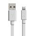 Flat Cable - USB - Lightning - 1m - White